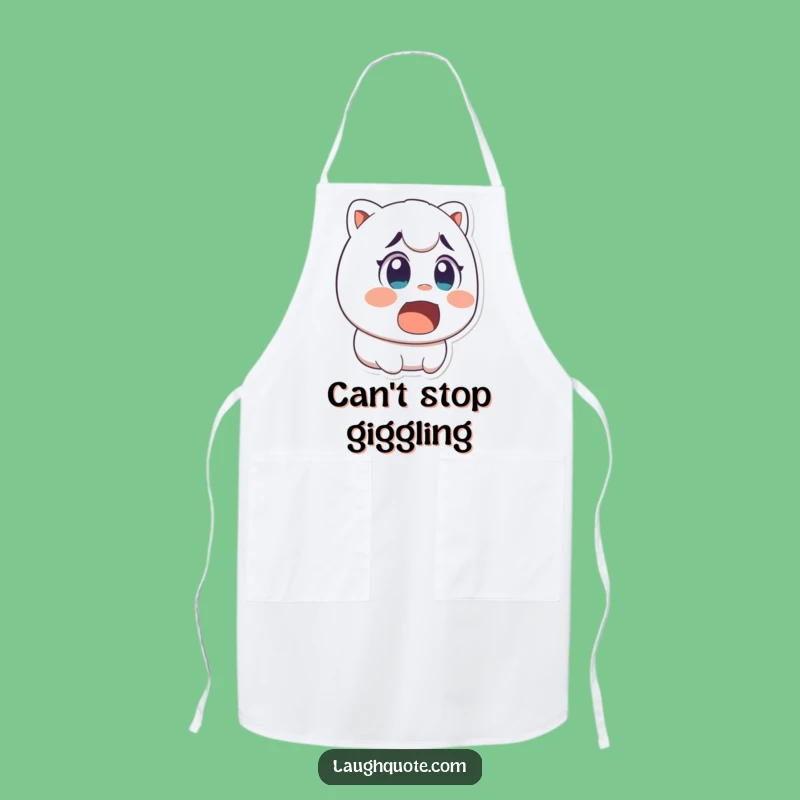 Funny Surprise Laugh Apron - Humorous Kitchen Character Gift