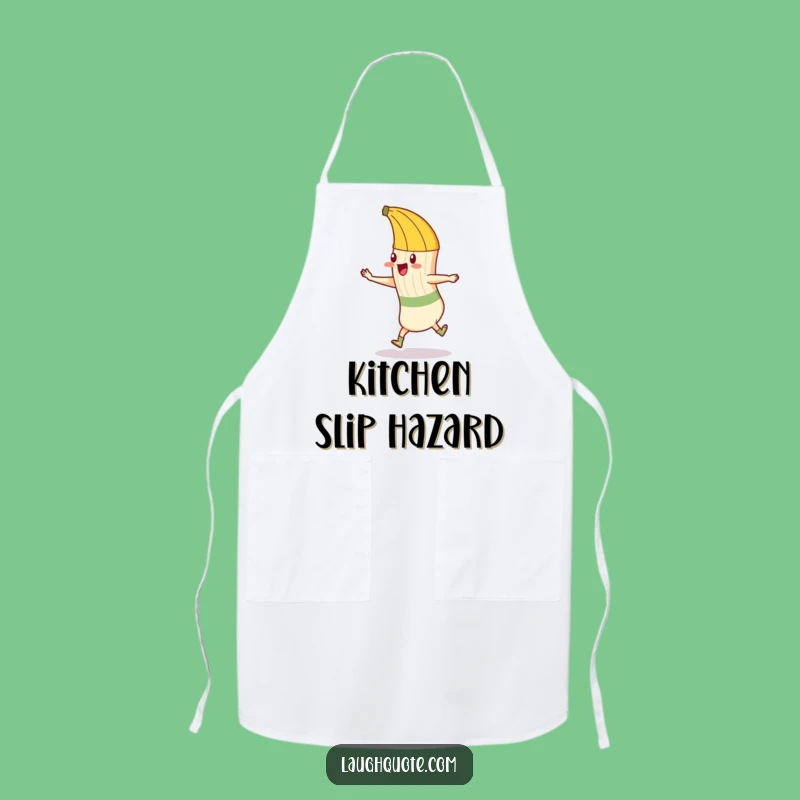 Funny Banana Sock Apron: Cook with Caution and Comedic Flair