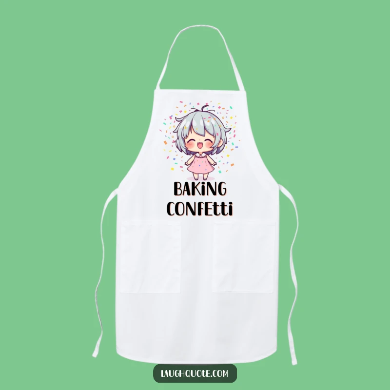 Funny Confetti Breath Apron: Joyful Character Chef, Cook with Pizzazz, Excellent Funny Gift