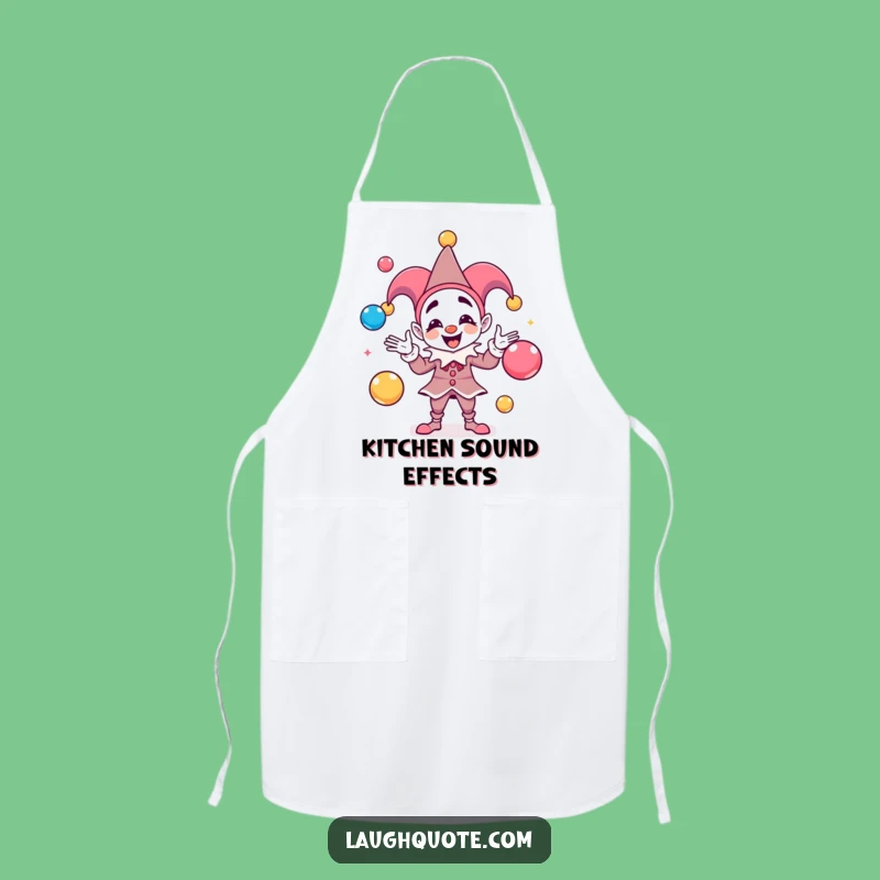 Funny Jester Sound Apron: Cook with Playful Character Flair