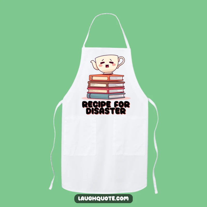 Funny Teacup Balance Apron: Sip and Cook with Style!