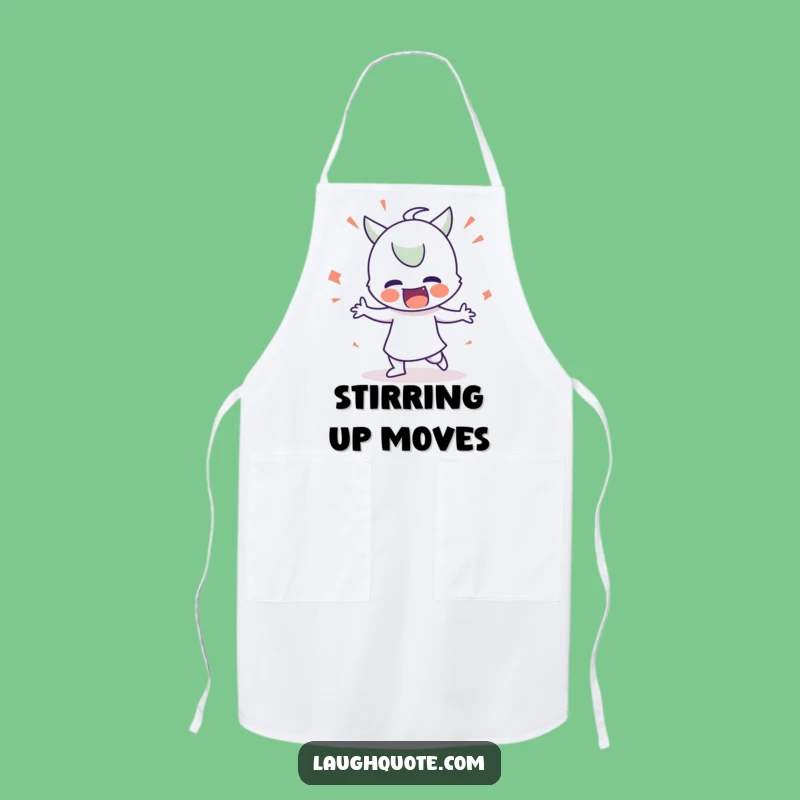 Funny Silly Dance Apron: Exaggerated Moves Chef, Cook with Giggles, Excellent Funny Gift