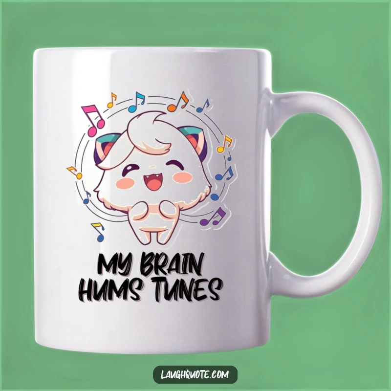 Funny Music Lover Mug - Cheerful Character Musical Gift