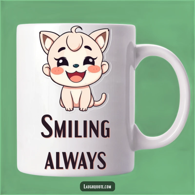 Funny Smiling Character Mug - Brighten Your Day with Humor!