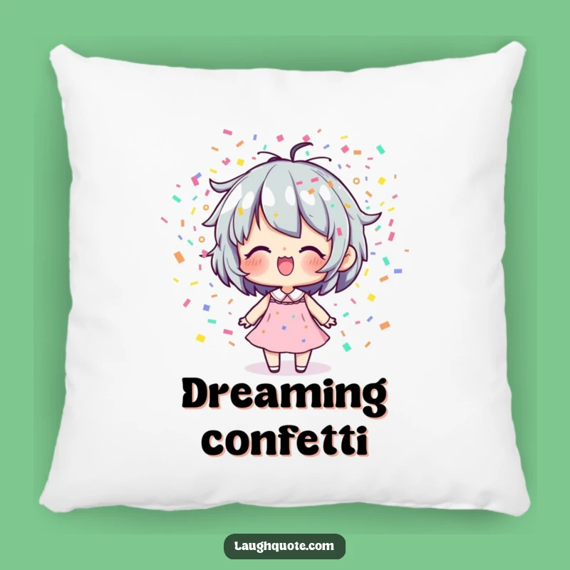 Funny Confetti Breath Pillow: Joyful Character Comfort, Festive Decor, Perfect Funny Gift