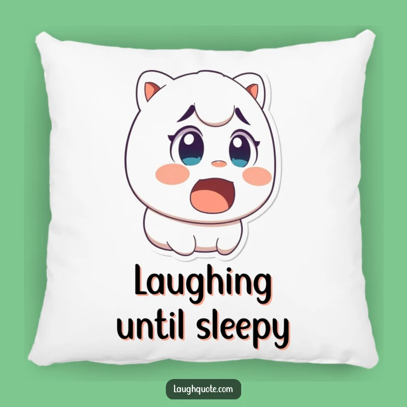 Funny Laughing Character Pillow - Cozy Humorous Decor Gift
