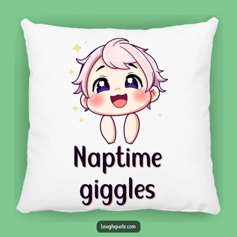 Funny Laughing Pillow: Sparkling Eyes Character Comfort, Cozy Giggles, Perfect Funny Gift