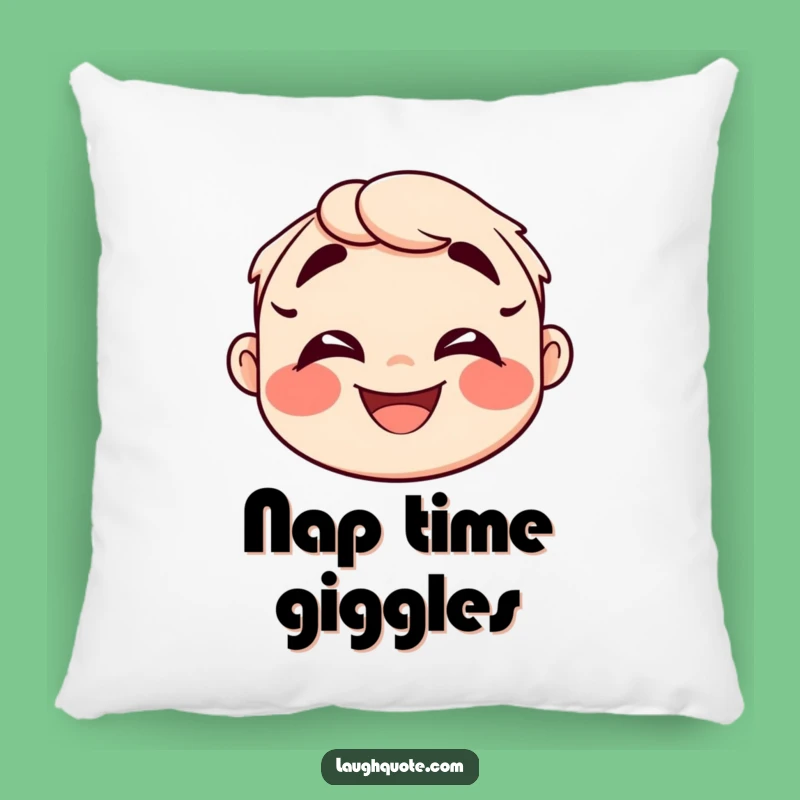 Funny Laugh Lines Pillow: Soft Comfort with Exaggerated Humor