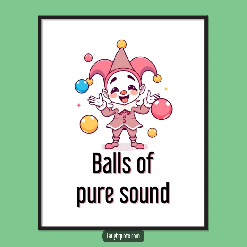 Funny Jester Sound Digital Art: Instant Playful Character Decor