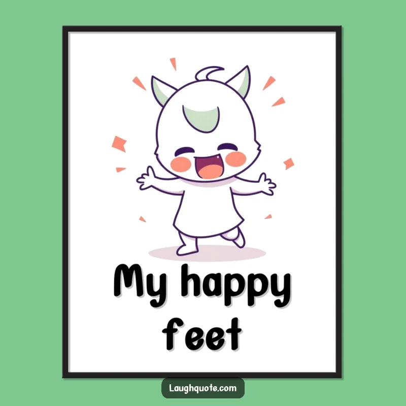 Funny Silly Dance Digital Art: Exaggerated Moves Print, Instant Joy, Perfect Funny Gift