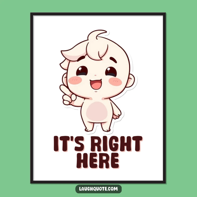 Funny Joyful Character Digital Art: Instant Joyful Decor, A Perfect Funny Gift!