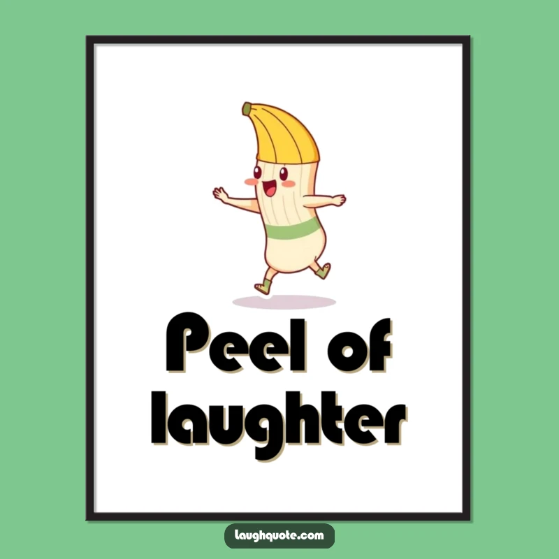 Funny Banana Sock Digital Print: Instant Slapstick Art for Your Walls