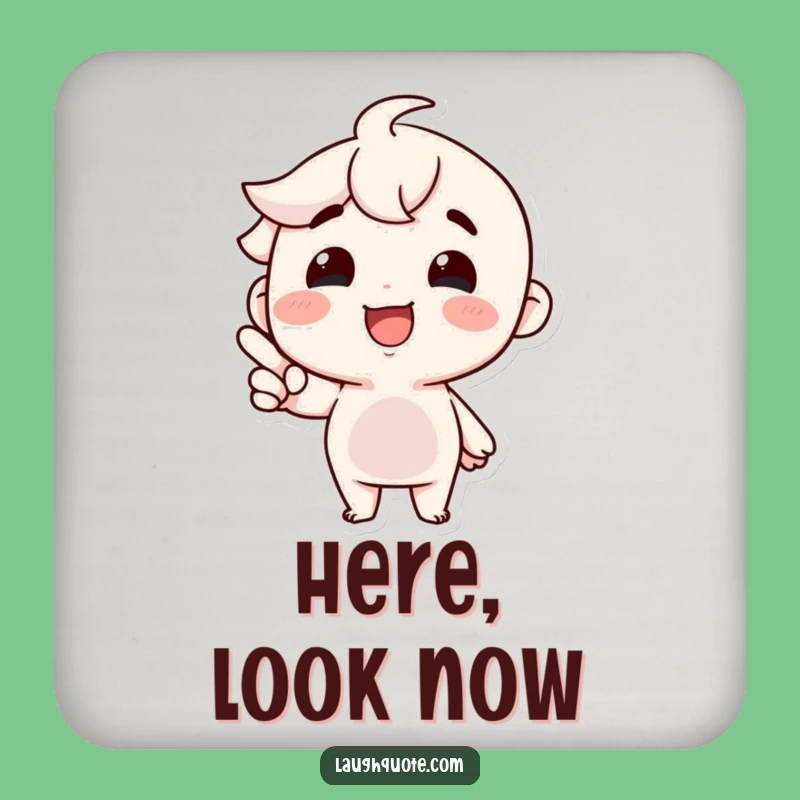 Funny Joyful Character Coasters: Protect Surfaces with This Hilarious and Chic Set!