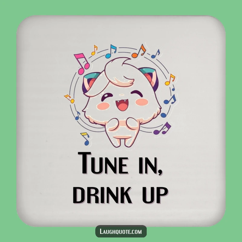 Funny Musical Character Coasters (Set of 4) - Music Lover Gift