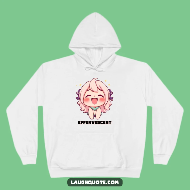 Cozy Funny Bubbly Laugh Hoodie - Warmth and Effervescent Smiles!