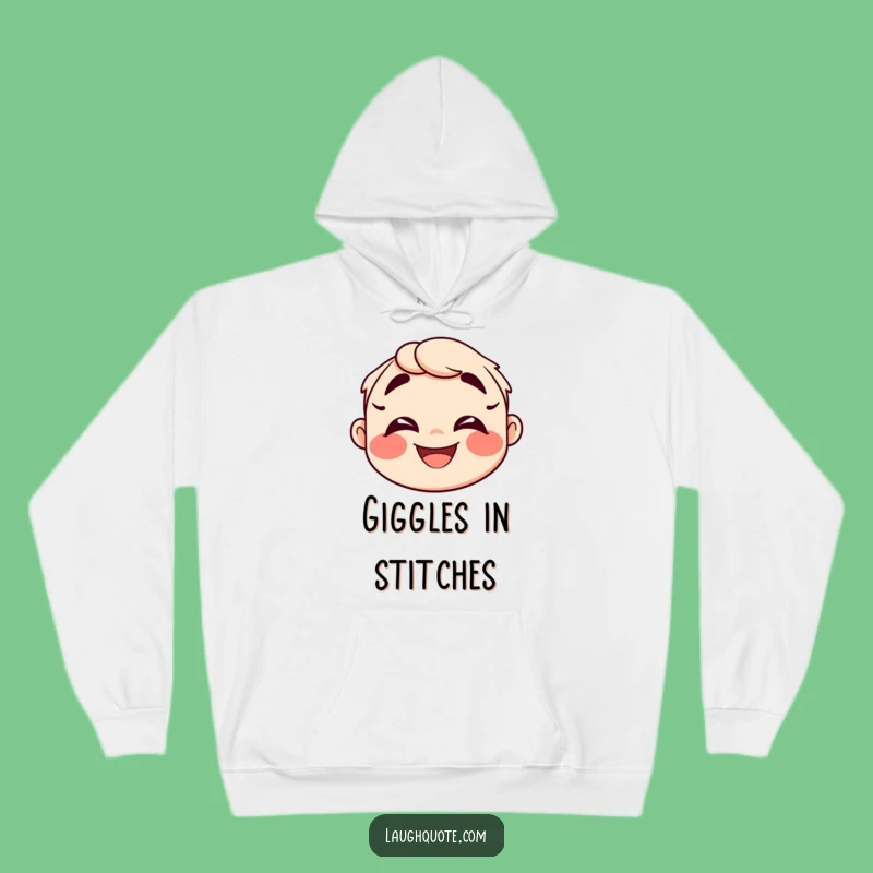 Funny Laugh Lines Hoodie: Cozy Comfort with Exaggerated Humor