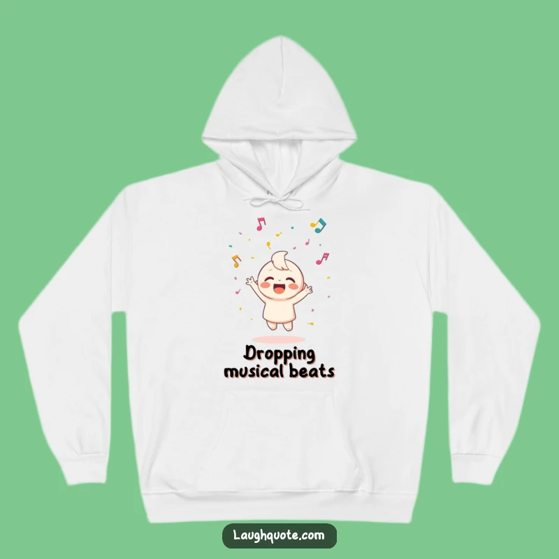 Funny Music Party Hoodie - Cozy Character Sweatshirt Gift