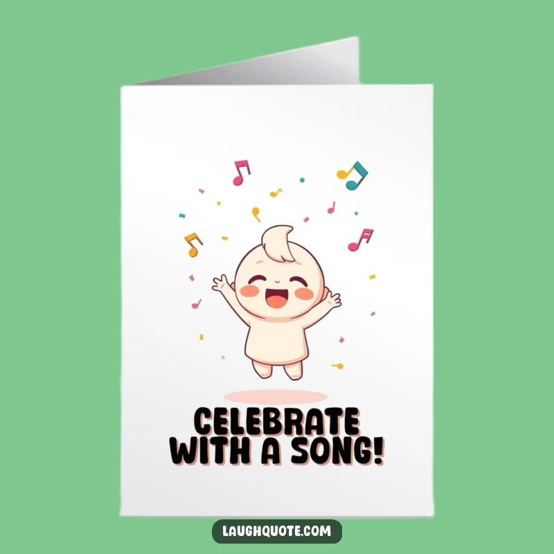 Free Printable Musical Congrats Card: Note Confetti Blast! Hilarious DIY Downloadable Gift.