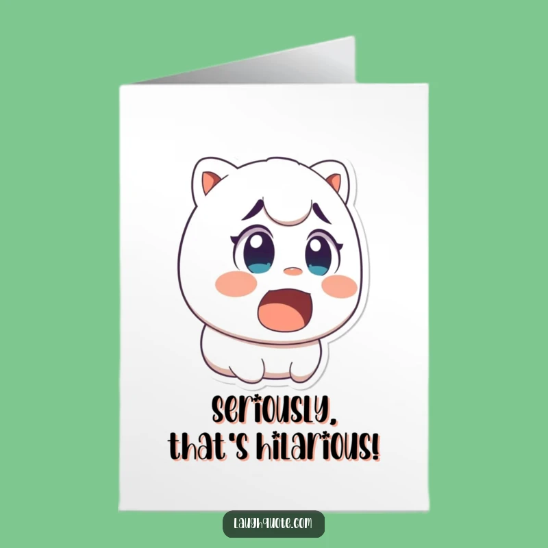 Free Printable Laughing Congrats Card: Shock & Awe! Hilarious DIY Downloadable Gift.