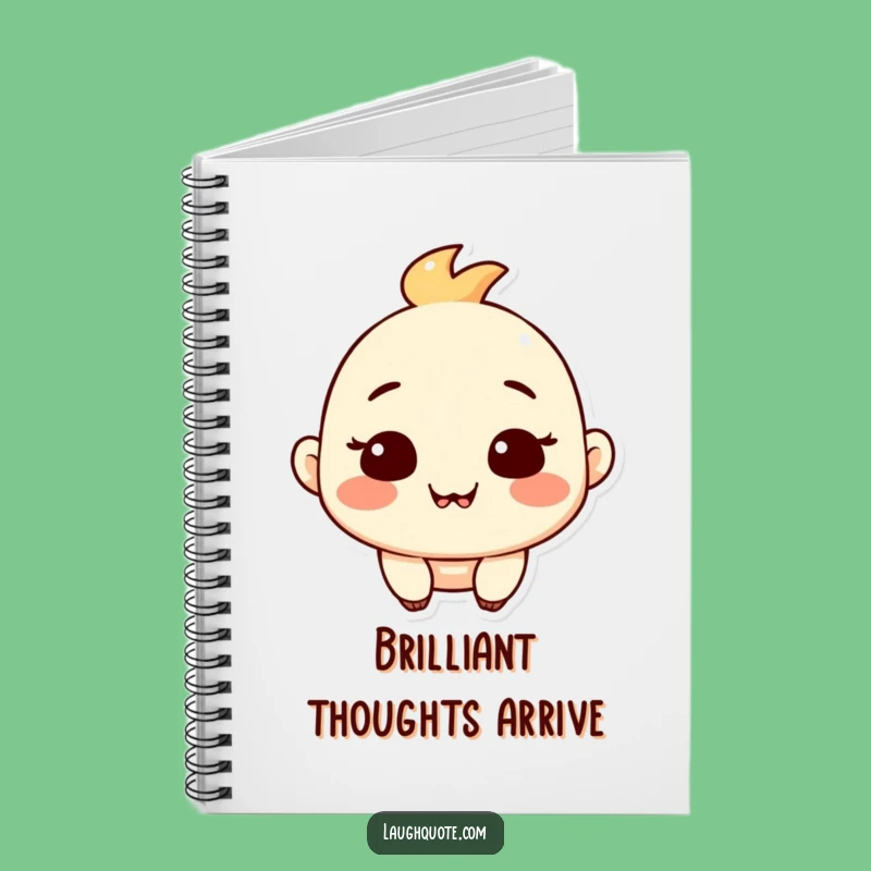 Funny Contented Character Notebook - Satisfied Journal Gift