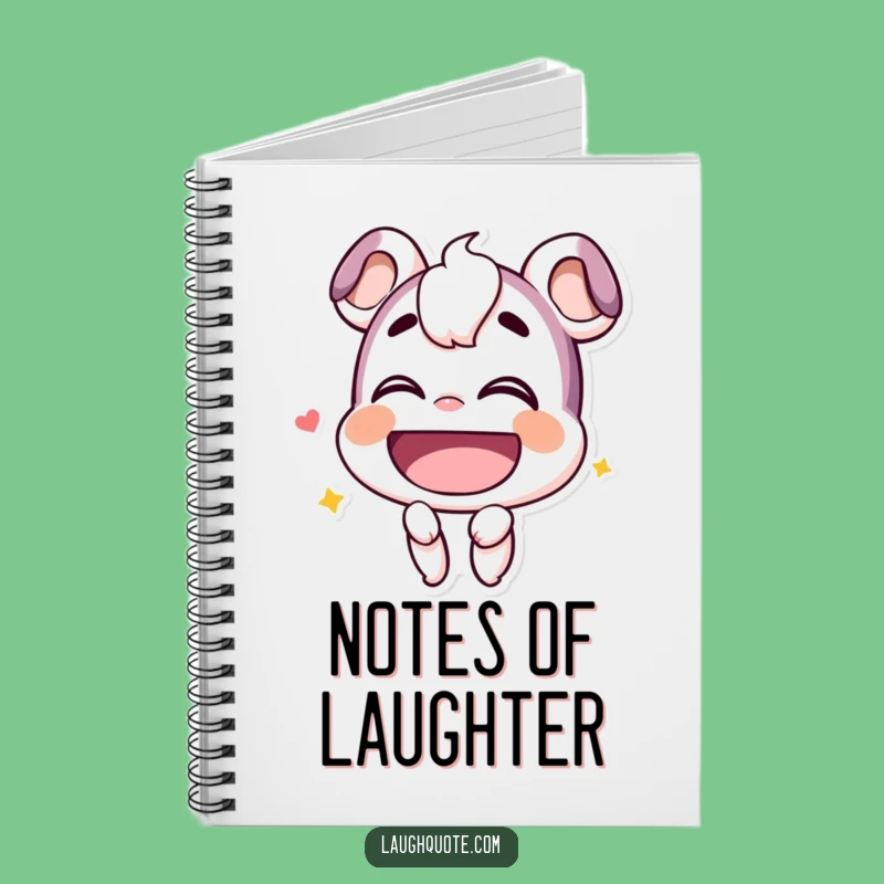 Funny Chuckle Notebook: Smiling Character Hearty Laugh Design, Creative Funny Gift