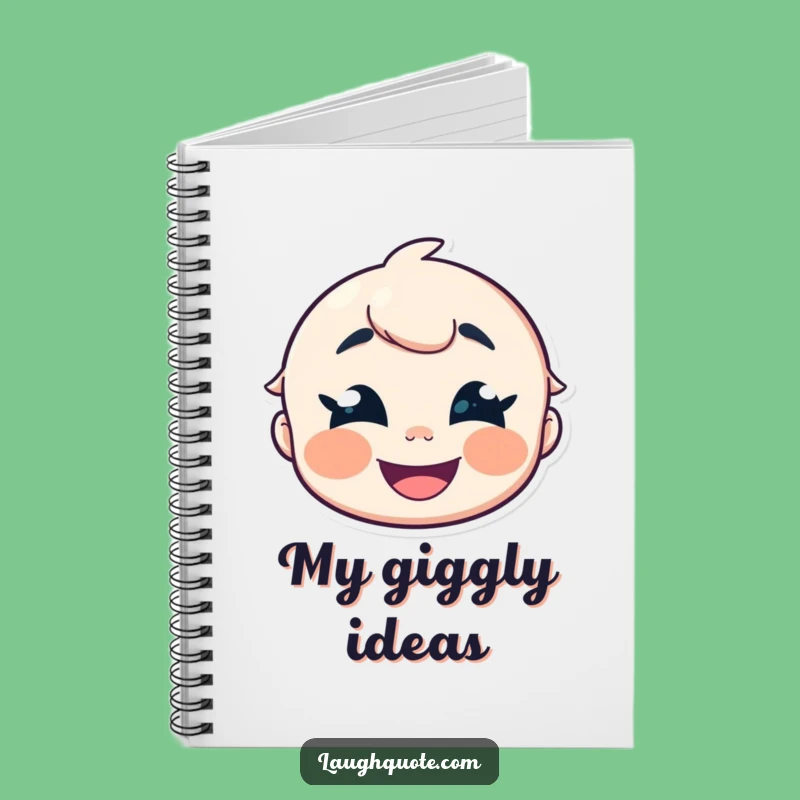 Funny Giggle Character Notebook - Jot Down Happy Thoughts, Perfect Funny Gift.