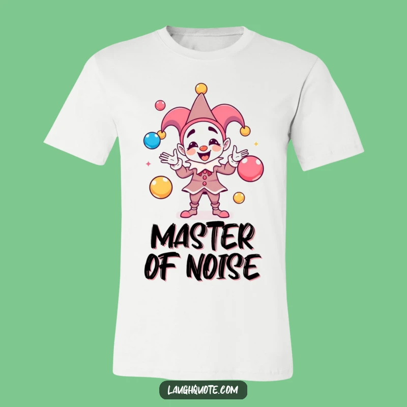 Funny Jester Sound T-Shirt: Wear Your Rhythm with Playful Character
