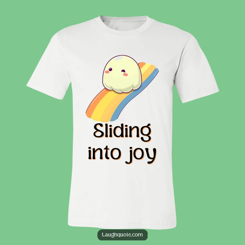 Funny Rainbow Slime T-Shirt: Wear Your Joyful Journey!