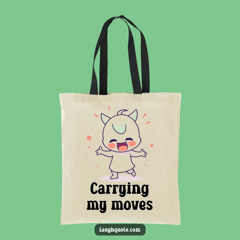 Funny Silly Dance Tote Bag: Exaggerated Moves Character, Carry Your Laughs, Ideal Funny Gift