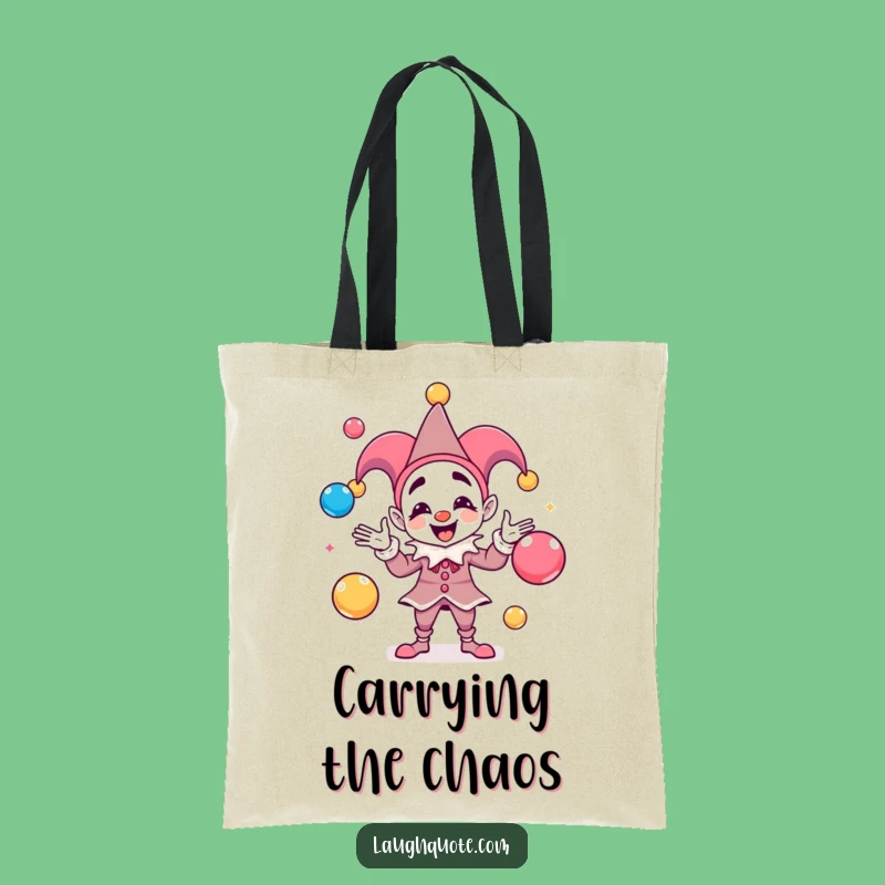 Funny Jester Sound Tote Bag: Carry Your Melody with Playful Character